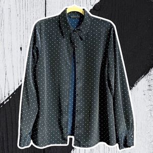 Karen Scott | Women’s Blouse Polkadot - L